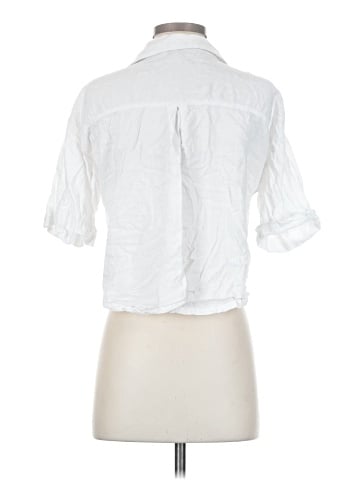 Zara 3/4 Sleeve Button-Down Shirt (view 2)