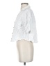 Zara White 3/4 Sleeve Button-Down Shirt Size S - photo 5