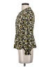 Madewell 100% Polyester Floral Blue Yellow Long Sleeve Blouse Size XXS - photo 5