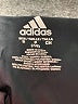 Adidas 100% Polyester Stripes Black Active Skirt Size 7 - 8 - photo 3