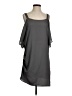 Lost April 100% Polyester Gray 3/4 Sleeve Top Size S - photo 1