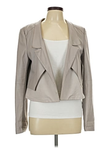 Halston Heritage Leather Jacket (view 1)