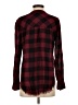 Rails Plaid Burgundy Long Sleeve Blouse Size XS - photo 2