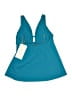 Beyond Control Teal Swimsuit Top Size 8 - photo 2