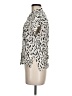 Rails Animal Print Ivory Short Sleeve Blouse Size M - photo 5
