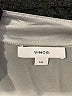 Vince. 100% Silk Silver Short Sleeve Silk Top Size L - photo 7