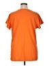 Roaman's 100% Cotton Orange Short Sleeve Top Size 14 (M) - photo 2