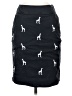 Leifnotes Graphic Black Casual Skirt Size 2 - photo 1