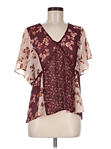 Lucky Brand Short Sleeve Blouse (view 1)
