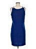 SOHO Apparel Ltd Solid Blue Casual Dress Size M - photo 2