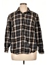 Lands' End 100% Cotton Plaid Gray Long Sleeve Button-Down Shirt Size 1X - photo 1