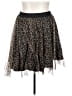Torrid 100% Polyester Animal Print Brown Casual Skirt Size 2X Plus (2) - photo 1