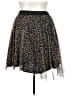 Torrid 100% Polyester Animal Print Brown Casual Skirt Size 2X Plus (2) - photo 2