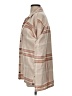 Spell Plaid Tan Sleeveless Button-Down Shirt Size S - photo 5