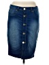YMI Blue Denim Skirt Size 9 - photo 1