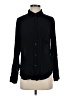 Treasure & Bond 100% Rayon Polka Dots Black Long Sleeve Button-Down Shirt Size S - photo 1