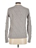 Ann Taylor LOFT Argyle Gray Pullover Sweater Size M - photo 2