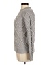 Ann Taylor LOFT Argyle Gray Pullover Sweater Size M - photo 5