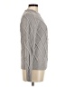Ann Taylor LOFT Argyle Gray Pullover Sweater Size M - photo 4