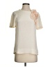 Theory 100% Silk Ivory Blouse Size P (petite) - photo 1