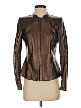 Lafayette 148 New York Leather Jacket (view 1)