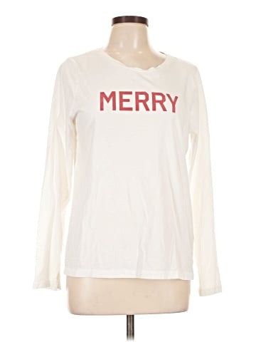 J.Crew Factory Store Long Sleeve T-Shirt (view 1)