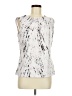 Calvin Klein Silver Sleeveless Blouse Size M - photo 1