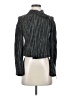 Stella & Jamie Metallic Silver Black Jacket Size XS - photo 1