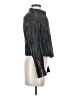 Stella & Jamie Metallic Silver Black Jacket Size XS - photo 4