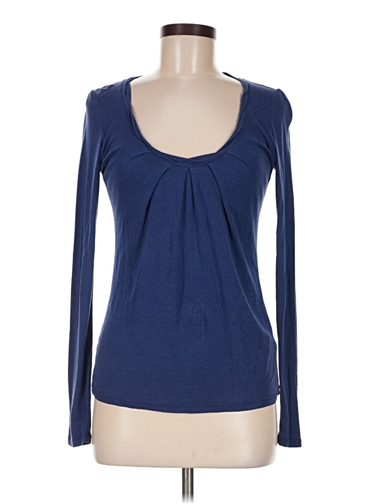 Pre-owned Club Monaco Long Sleeve T-shirt In Blue