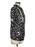 Weekends by Chico's 100% Cotton Animal Print Black Blazer Size Med (1) - photo 4