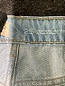 Pilcro 100% Cotton Metallic Gold Blue Jeans Size 25 waist - photo 6
