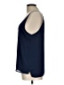 Twik 100% Polyester Blue Sleeveless Blouse Size L - photo 5