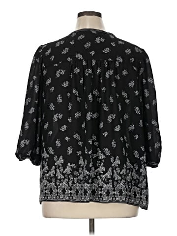 Max Studio 3/4 Sleeve Blouse (view 2)
