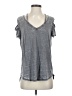 Express One Eleven Gray Short Sleeve Top Size S - photo 1