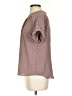Shein Polka Dots Brown Short Sleeve Blouse Size 4 - photo 5