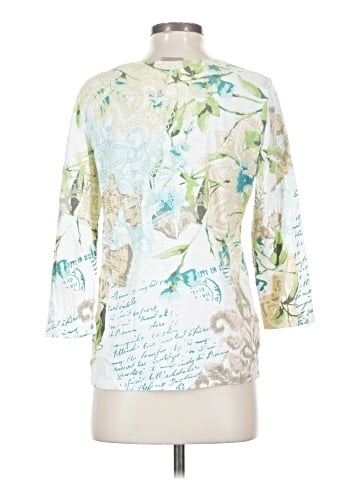 Chico's 3/4 Sleeve T-Shirt (view 2)