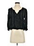 Free People Black 3/4 Sleeve Blouse Size S - photo 1