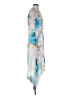 BCBGMAXAZRIA 100% Polyester Tie-dye Blue Cocktail Dress Size XS - photo 4