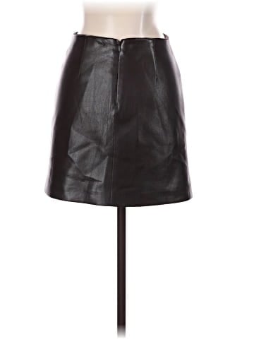 Sunday Best Faux Leather Skirt (view 2)