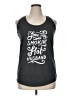 Instant Message Gray Tank Top Size XL - photo 1