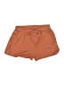 Ekouaer Solid Orange Shorts Size S - photo 1