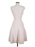 Milly Chevron-herringbone Ivory Cocktail Dress Size M - photo 2