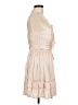 Aqua 100% Polyester Tan Cocktail Dress Size M - photo 4