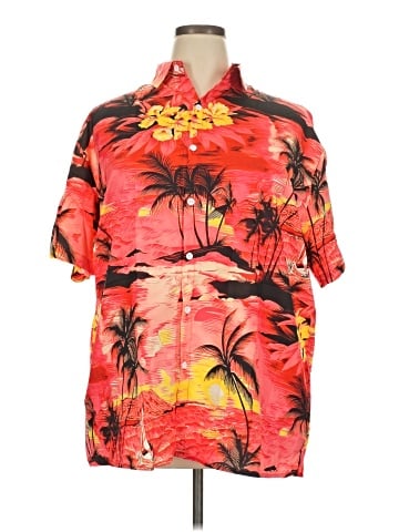 Unbranded Short Sleeve Button-Down Shirt (view 1)