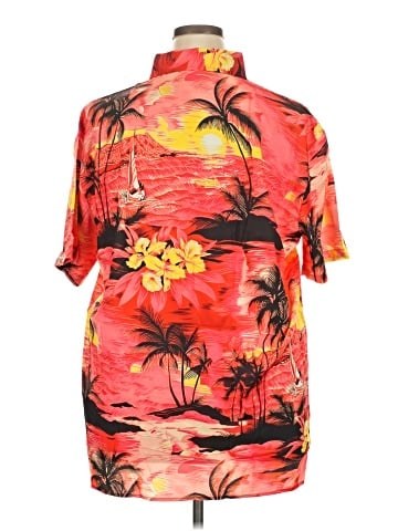 Unbranded Short Sleeve Button-Down Shirt (view 2)
