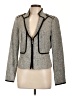 White House Black Market 100% Polyester Tweed Gray Blazer Size 12 - photo 1