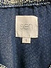 Sen 100% Polyester Animal Print Snake Print Blue Sleeveless Blouse Size Sm (1) - photo 7