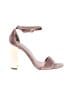 Steve Madden Color Block Pink Burgundy Sandals Size 7 - photo 1