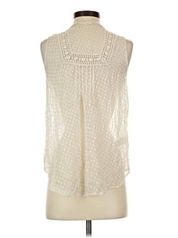 Meadow Rue Sleeveless Silk Top (view 2)